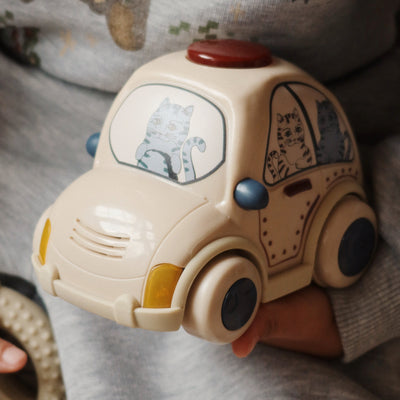 Konges Sloejd Remote Control Police Car Beige - Swanky Boutique