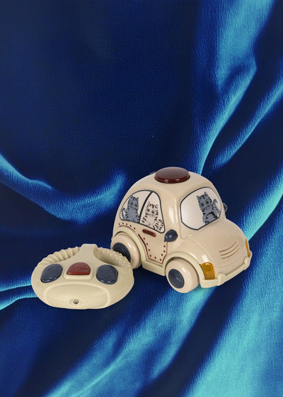 Konges Sloejd Remote Control Police Car Beige - Swanky Boutique