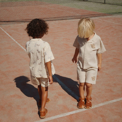 Konges Sloejd- Shorts, Elliot Stripe Blue- Swanky Boutique Malta