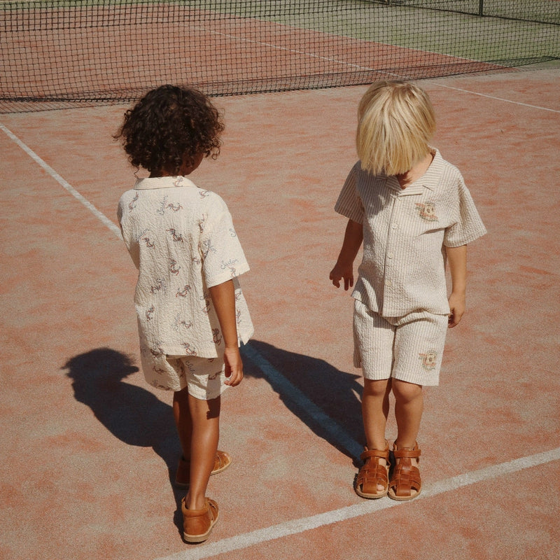 Konges Sloejd- Shorts, Elliot Stripe Blue- Swanky Boutique Malta