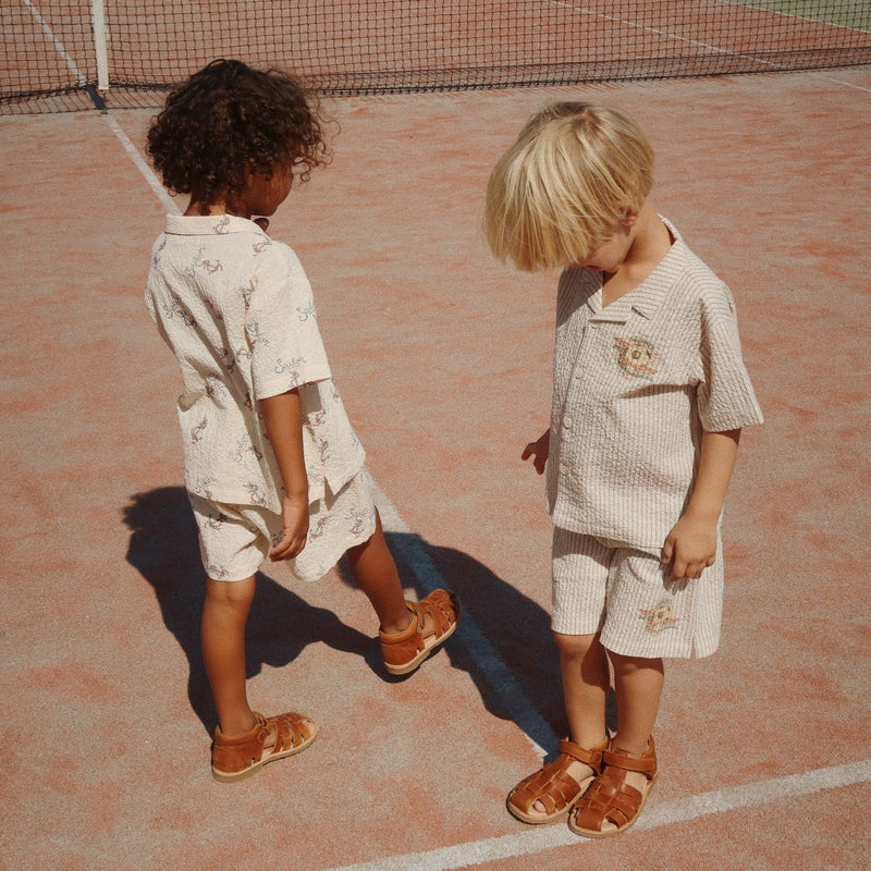 Konges Sloejd- Shorts, Elliot Stripe Blue- Swanky Boutique Malta