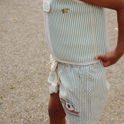Konges Sloejd Swim Shorts  Seer Ansou  Tea Stripe Swanky Boutique Malta