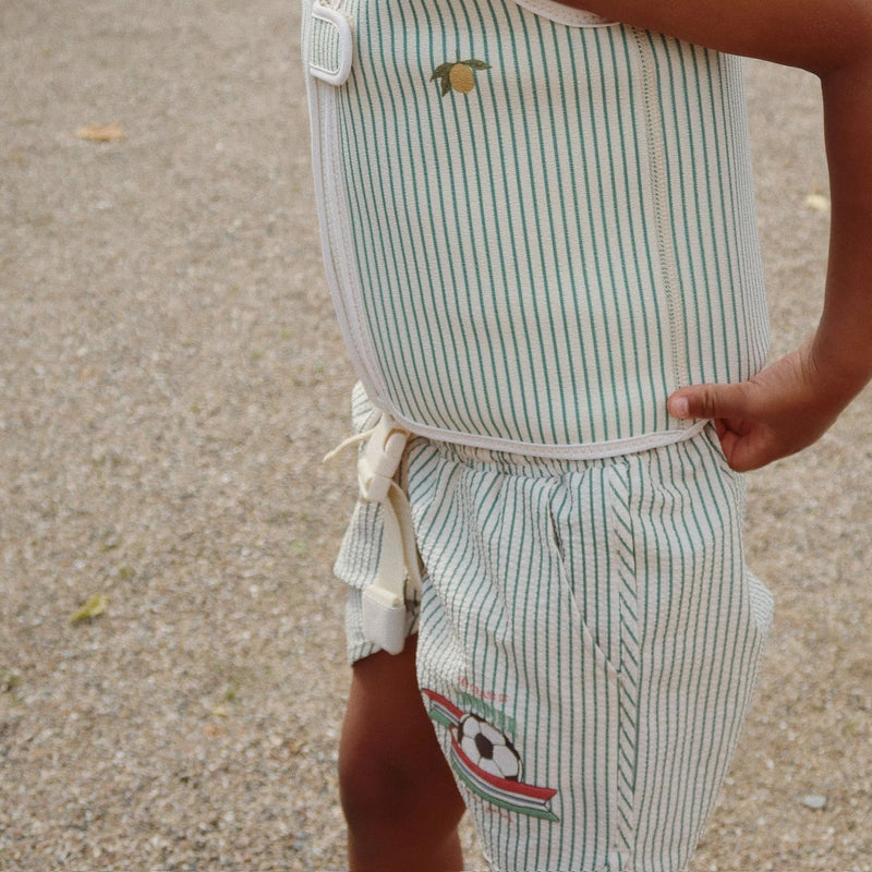 Konges Sloejd Swim Shorts  Seer Ansou  Tea Stripe Swanky Boutique Malta
