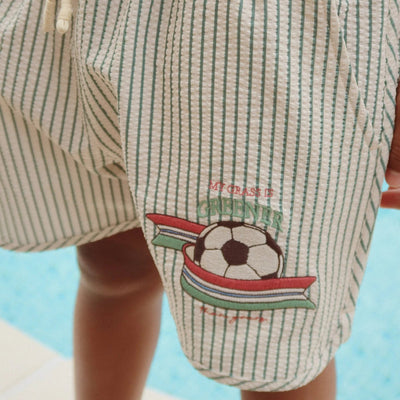Konges Sloejd Swim Shorts  Seer Ansou  Tea Stripe Swanky Boutique Malta
