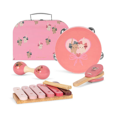 Konges Sloejd Wooden Music Set FSC Bow Kitty  - Swanky Boutique
