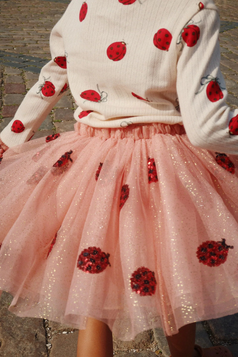 Konges Sloejd YVONNE LADYBUG SKIRT Ladybug Sequin - Swanky Boutique