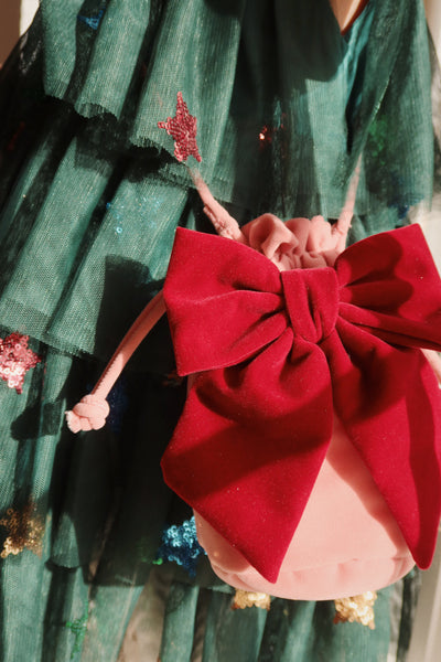 Konges Sloejd Yvonne Christmas Dress Hunter Green - Swanky Boutique