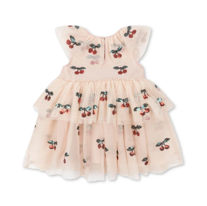 Konges Sloejd Yvonne Fairy Dress Ma Grande Cerise Sequin - Swanky Boutique