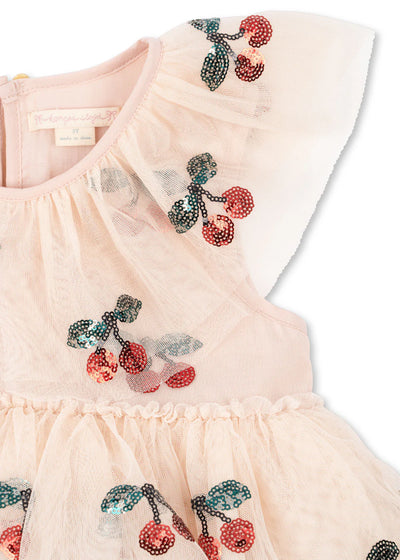 Konges Sloejd Yvonne Fairy Dress Ma Grande Cerise Sequin - Swanky Boutique
