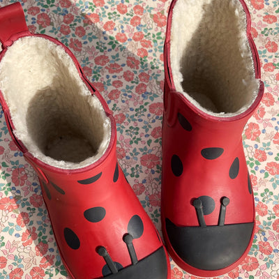 Konges Slojd-Cinelle Rain Boots, Fleece Lining - Lady Dot-Swanky Boutique Malta 