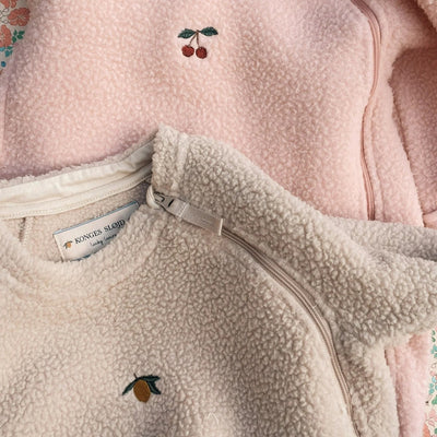 Konges Slojd-Newborn Safa Onesie- Rose Smoke-Swanky Boutique Malta