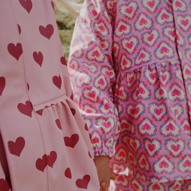 Konges Slojd-Puddle Suit Set - Amour Pink-Swanky Boutqiue Malta 