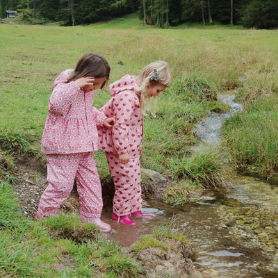 Konges Slojd-Puddle Suit Set - Amour Pink-Swanky Boutqiue Malta 