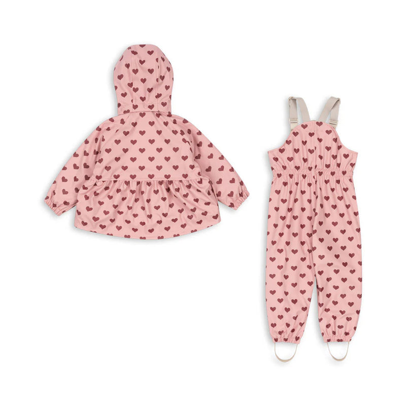 Konges Slojd-Puddle Suit Set - Amour Pink-Swanky Boutqiue Malta 