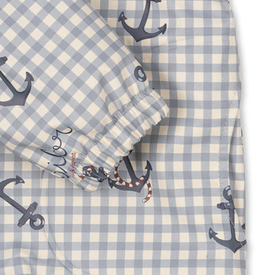Konges Slojd-Puddle Suit Set - Sailor Check-Swanky Boutique Malta 