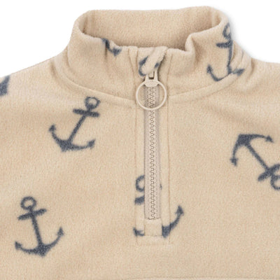 Konges Slojd-Sweatshirt Half Zip, Tavi Fleece - Ancher-Swanky Boutique Malta 