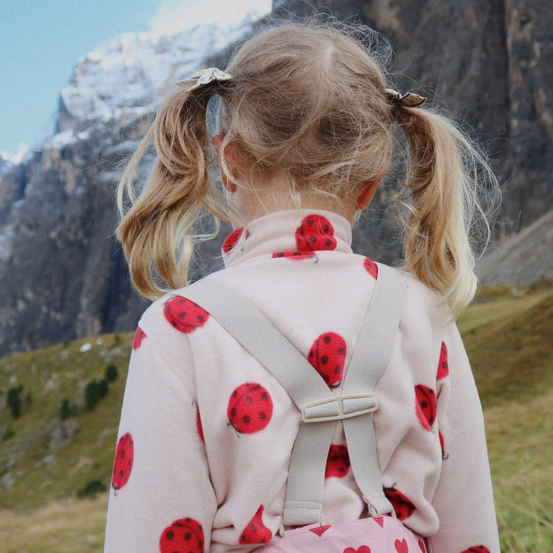 Konges Slojd-Sweatshirt Half Zip, Tavi Fleece - Ladybug-Swanky Boutique Malta 