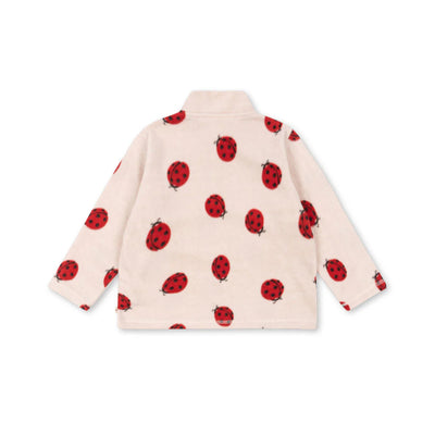 Konges Slojd-Sweatshirt Half Zip, Tavi Fleece - Ladybug-Swanky Boutique Malta 