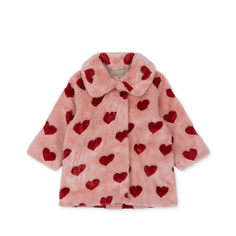Konges Sloejd - Fuzzie Coat - Coeur Mellow - Swanky Boutique 