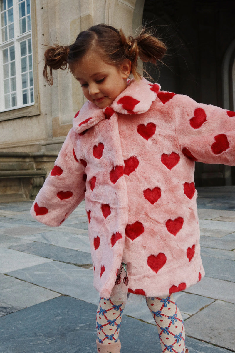 Konges Sloejd - Fuzzie Coat - Coeur Mellow - Swanky Boutique 