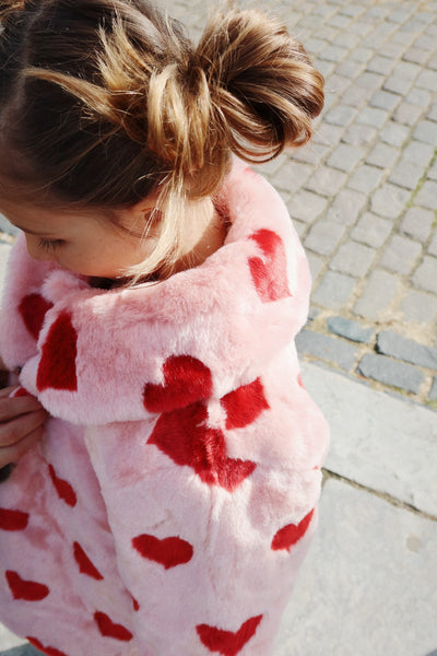 Konges Sloejd - Fuzzie Coat - Coeur Mellow - Swanky Boutique 