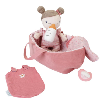 Little Dutch - Doll Set Baby Girl Rosa Little Pink Flowers - Swanky Boutique
