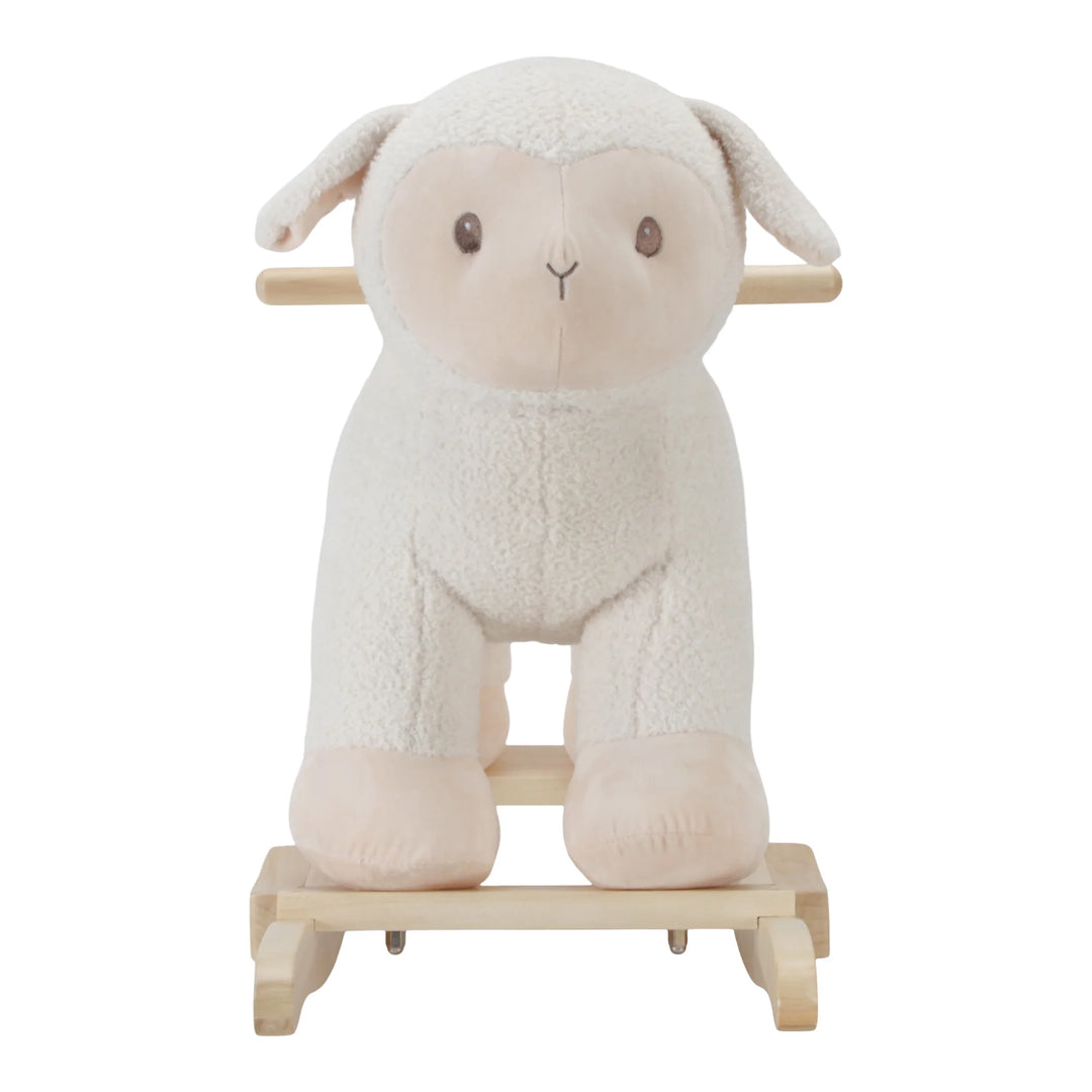 Nursery lamb plush rocker sales