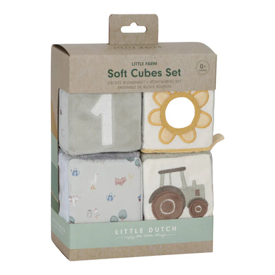 Little Dutch 4 Soft Blocks Little Farm - Swanky Boutique