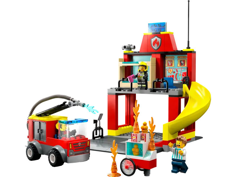 LEGO City Fire Station and Fire Truck - Swanky Boutique