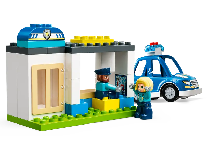 Duplo police car shop