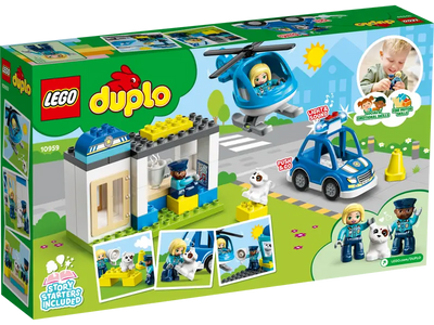Duplo Police Station & Helicopter (40 Pieces)