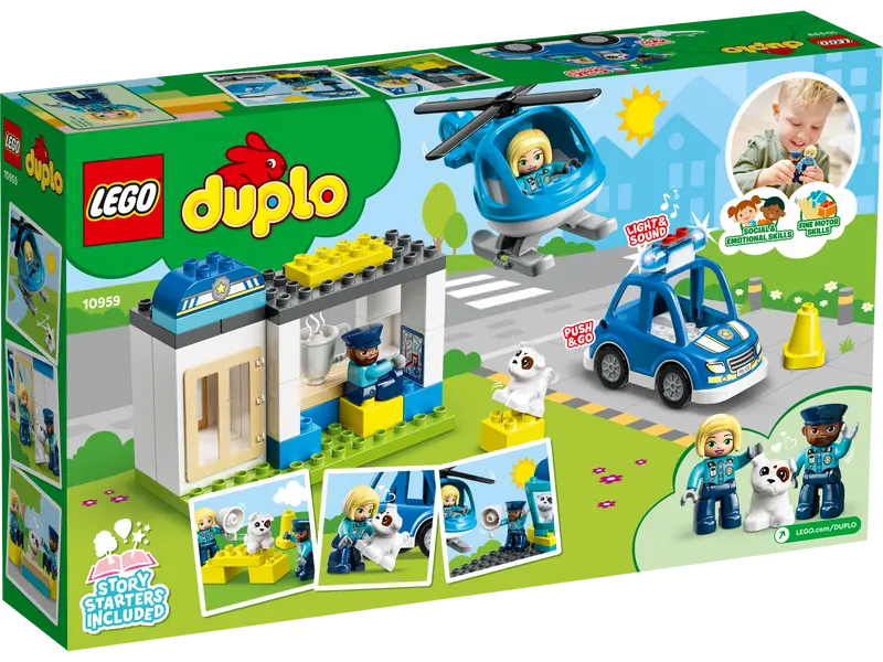 Duplo Police Station & Helicopter (40 Pieces)