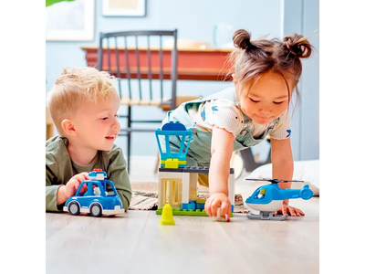 Duplo Police Station & Helicopter (40 Pieces)