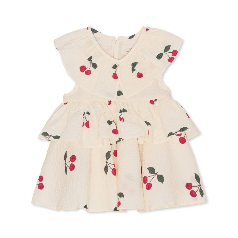 Konges Sloejd - Lunella Dress Mon Grand Cherry - Swanky Boutique