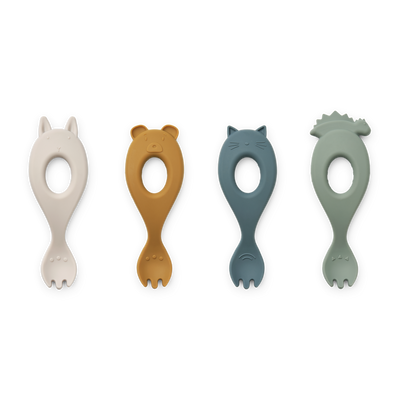 Liewood - Liva Silicone Forks 4-Pack - Swanky Boutique