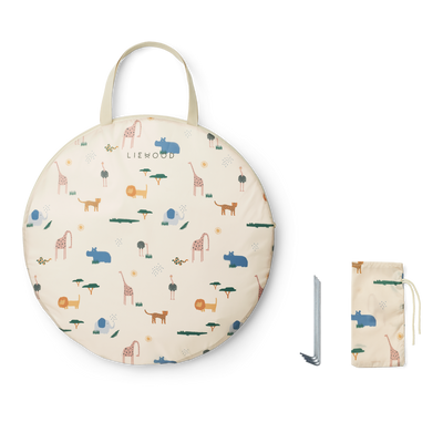 Liewood Everett Pop Up Tent With Paddling Pool Safari sandy mix - Swanky Boutique Malta 