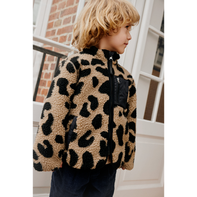 Nolan Pile Jacket - Mega Leo/ Oat Mix