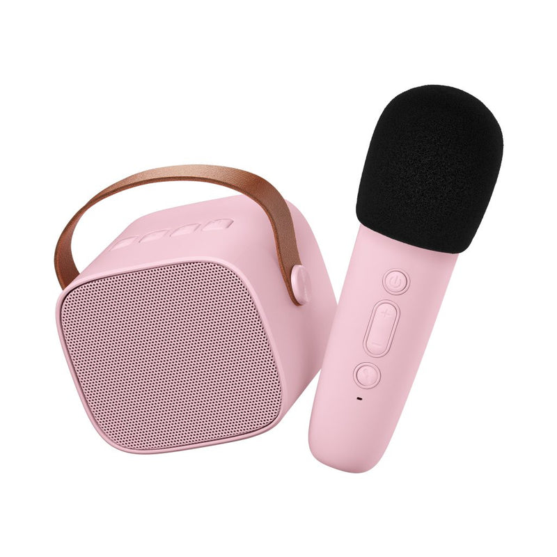 lalarma - Kids Karaoke, Bluetooth Speaker & Wireless Microphone - Pink - swanky boutique malta