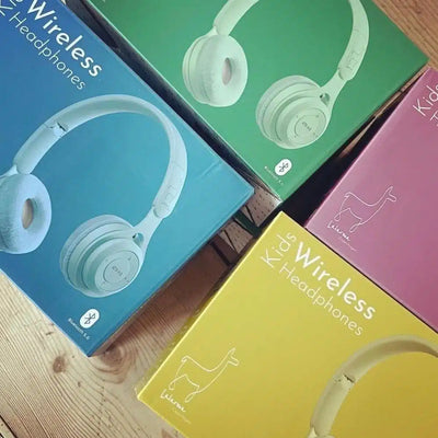 lalarma - Kids Wireless Headphones - Pastel Yellow - swanky boutique malta