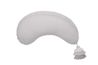 Dockatot - Nursing Pillow La Maman Wedge Fog Grey Chambray - Swanky Boutique