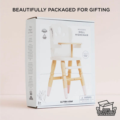 Le Toy Van - Dolls Wooden High Chair (New Model) - Swanky Boutique Malta 