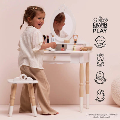 Le Toy Van - Dressing-Up Vanity Table & Stool (New Model) - Swanky Boutique Malta