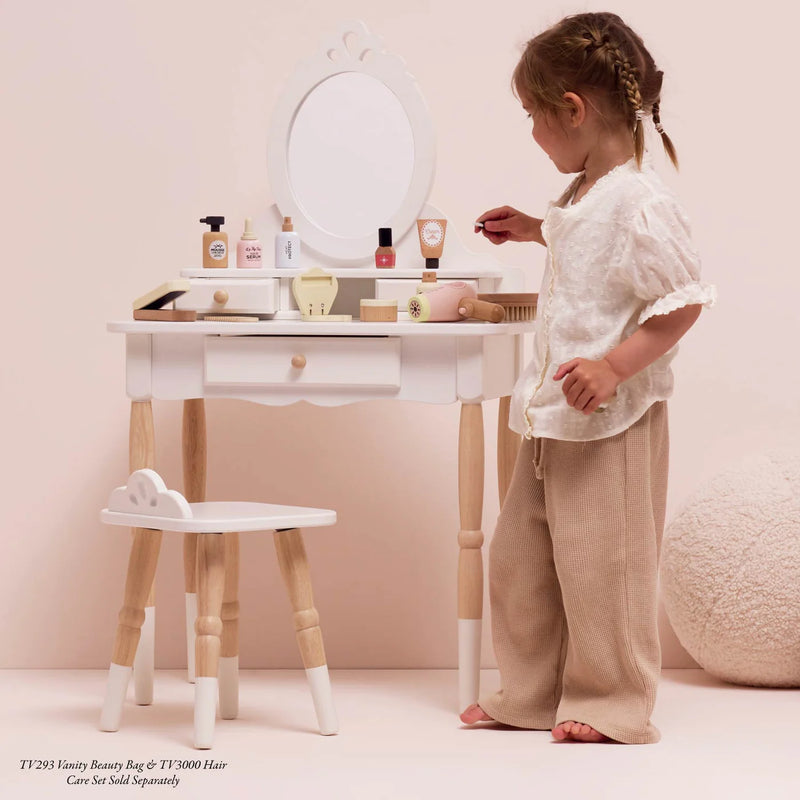 Le Toy Van - Dressing-Up Vanity Table & Stool (New Model) - Swanky Boutique Malta