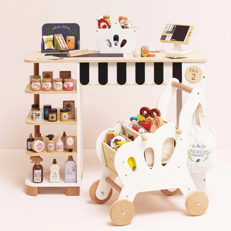 Le Toy Van - Groceries Set & Scanner - 13 Pieces - Swanky Boutique Malta 