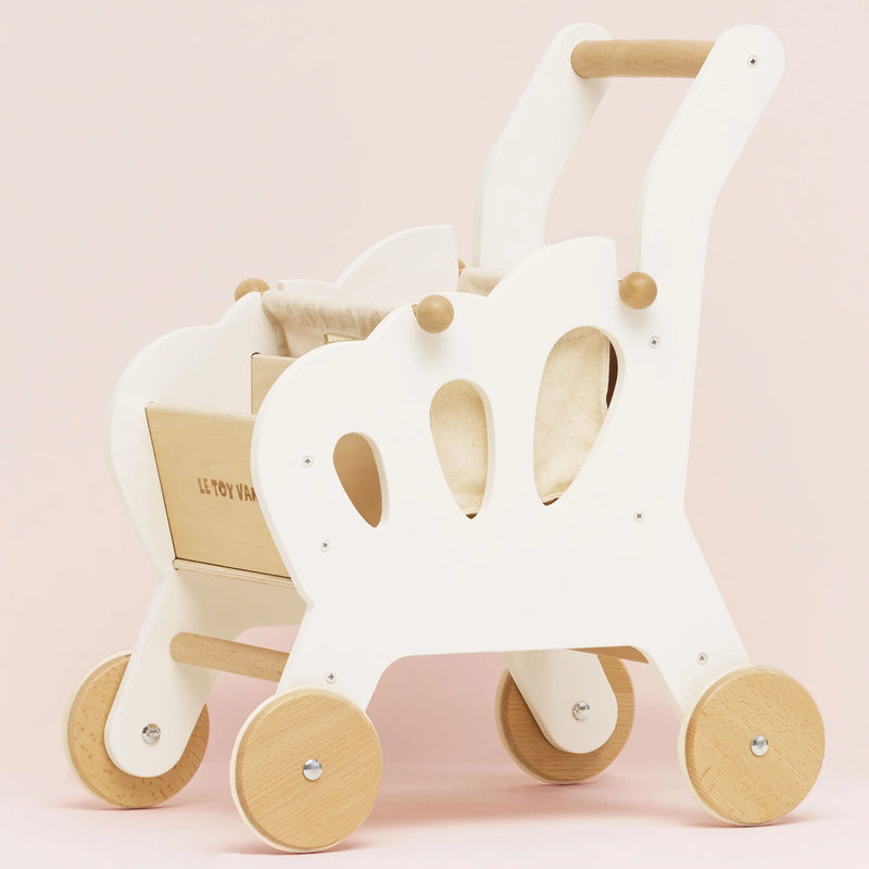 Le Toy Van - Shopping Grocery Trolley & Bag - White - Swanky Boutique Malta 