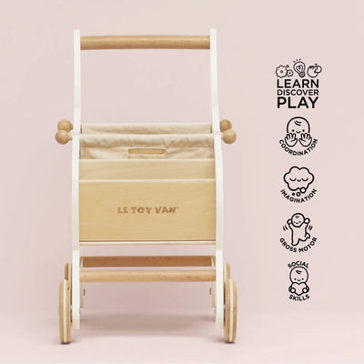 Le Toy Van - Shopping Grocery Trolley & Bag - White - Swanky Boutique Malta 