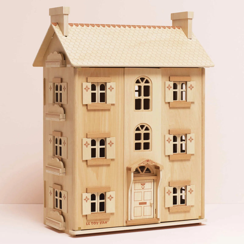 Le Toy Van - The Grand Natural Wood Dolls House - Swanky Boutique Malta 
