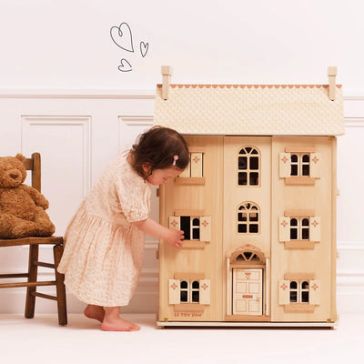 Le Toy Van - The Grand Natural Wood Dolls House - Swanky Boutique Malta 