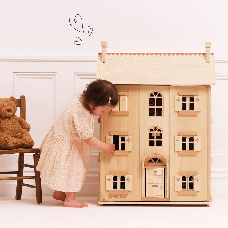 Le Toy Van - The Grand Natural Wood Dolls House - Swanky Boutique Malta 