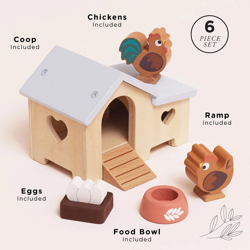 Le Toy Van - Wooden Dolls Chicken Coop - Swanky Boutique Malta 